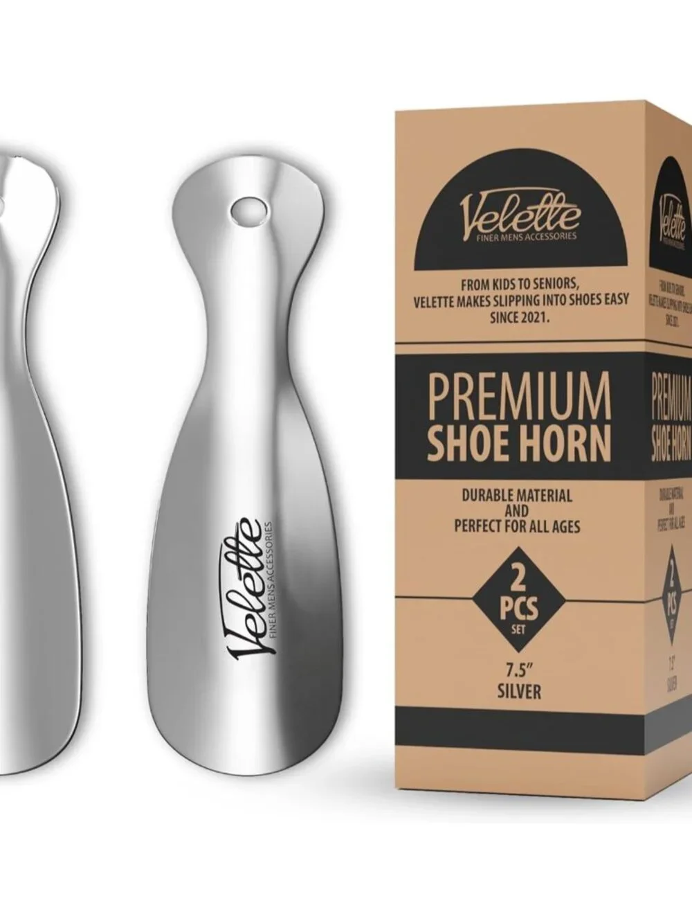 Metal Shoehorn - 2 Pack 7.5